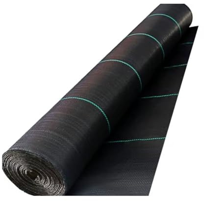 DIWAL Malla Antimaleza﻿ Tela Antihierbas Geotextil UV Resistente Cubresuelo de Jardín Membrana Anti Maleza para Caminos, Entradas, Macizos, Terraza, Paisajismo(1m x 200m)