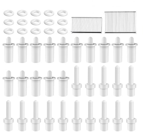 125 PCS Shutter Repair Kit – Plantation Shutter Pins Replacement Parts – Spring-Loaded Louvers Repair Accessories for Window Blinds (Mixed Sizes)