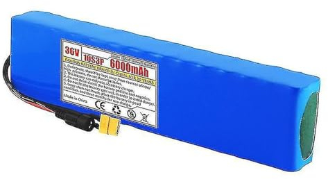 36V 6AH Batteria Di Ricambio Per Monopattino Elettrico 10S3P Batteria Impermeabile Agli Ioni Di Litio Per Bicicletta Elettrica Scheda Di Protezione Integrata XT30+JST