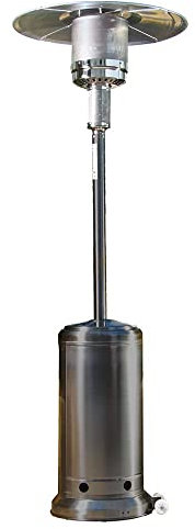 empasa Heizpilz 'Classic Light' Gasheizer/Terrassenheizung/Gasheizstrahler wahlweise mit Abdeckhaube