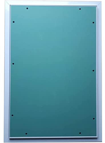 Trappe de visite 400x600mmThe White Edition avec cadre en aluminium et ouvrant en plaque de plâtre BA13 pour pose sur plafond ou cloison
