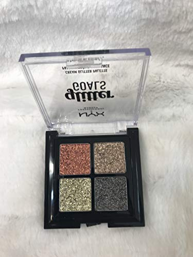 NYX Professional Makeup Compatible - Glitter Goals Cream Quad Palette - Galactica