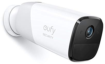 eufy Security eufyCam 2 Pro, Zusätzliche Überwachungskamera zum Anschließen, 365 Tage Akkuleistung, HomeKit Kompatibilität, 2K Auflösung, IP67 Wasserschutz, Nachtsicht, benötigt HomeBase 2