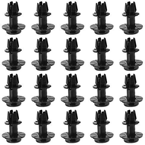 YINETTECH 20 clip di fissaggio per modanatura per minigonne laterali, 07147122912, compatibili con 1 3 5 serie E90 E81 E82 E84/X1 X6 clip di montaggio per piallatura