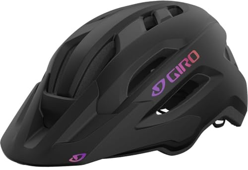 Giro Fixture II MIPS Mountain Bike Helmet for Men, Women, Kids, and Adults – Matte Black/Purple Gradient Logo, Universal Women (50-57 cm)