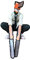 Xinchangda Chainsaw Man Denji Figure Bubble Noodle Press Squatting Position Figures Anime Character Model Statue Toy Collection Figurine Desktop Ornament, 16cm