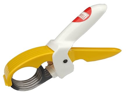 Nestwell Multi Gemüseschneider - 5 Klingen Hobel für präzises Schneiden und Würfeln (Gelb)