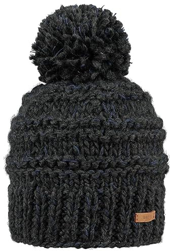 Barts Jasmin Bommelmütze Beanie Wintermütze (DE/NL/SE/PL, Alphanumerisch, Einheitsgröße, Dark Heather)