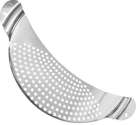 Rostfreier Stahl Spülbecken Nudelsieb Edelstahl rostfrei Platzsparendes Nudelsieb - Flaches als praktische Abgiesshilfe für Töpfe - Stabiles Sieb, Abtropfsieb Ø 33.2cm