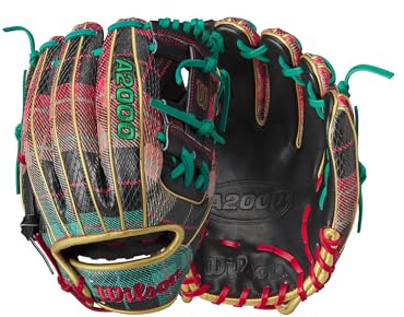 Wilson 2024 Christmas Plaid A2000 1786SS 29,2 cm Infield Baseballhandschuh – Rechtshänder