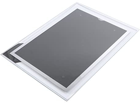 PRETYZOOM Glasfotorahmen für Zertifikate und Fotos Aufstellbar für Schlafzimmer und Wohnzimmer Elegant aus Glas