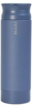 FORME Shaker - Coctelera de proteínas de acero inoxidable - Doble pared aislada al vacío - Bebidas frías y calientes - Contenedor de proteína en polvo - Coctelera silenciosa - A prueba de fugas - Se