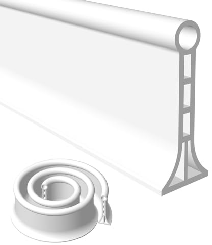SAIKOOWA 3.15 High- Shower Threshold Water Dam,39 Inch New Shower Dam - Collapsible Shower Water Dam,Shower Splash Guard Water Dam Barrier for Wet and Dry Separation