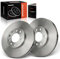 Frankberg Juego de discos de freno de eje delantero totalmente compatible con Astra G Cabriolet F67 1.8L-2.2L 2001-2005 Corsa C F08 F68 1.7L 2003-2006 Replace# 9117678