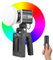 Andoer RGB COB Video Light Handheld, 55W LED Video Light with Remote, 2800K-6800K Dimmable Studio Lights, Photography Lighting Portable with 9 Light Effects for Live Streaming Studio