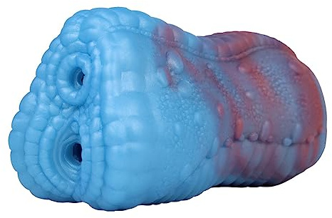 651g Realistischer Monster Masturbator, Silikon Alien Tier Drache Vagina Masturbator Cup 2 IN 1 Doppelkanal Taschenmuschi Anus und Vagina Pussy Muschi Masturbieren Erotik Sexspielzeug für Männer