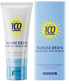 Crème Solaire SPF 100, Sunscreen, Haute Protection UV à Large Spectre, Imperméable et Résistant à la Transpiration, Idéale pour le Visage et le Corps, Prévention Efficace des Coups de Soleil