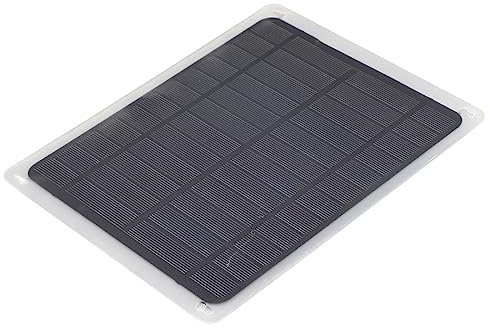 Mumusuki 20 Watt Solar Ladegerät, 12 Volt -Batterie -Ladegerät mit Höher Als Standardpaneele und USB -Ausgang für Mobile Geräte für Fahrzeuge, Boote, Flugzeuge und Leichte Design