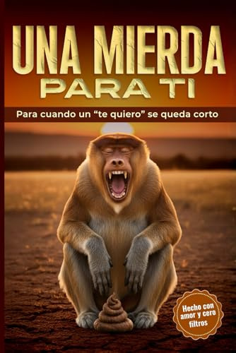 Una mierda para ti. Para cuando un “te quiero” se queda corto: El libro de humor más sincero y salvaje para regalar a tus amigos | Regalo original para amigo invisible, reyes, navidad.