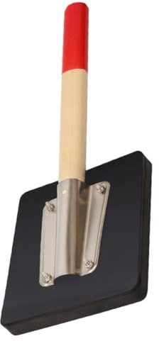 MAGICLULU Rubber Mallet Hammer with Wooden Handle for Tiles Paving Flattening, Paving Rubber Clapper Board Construction Tool for Flooring Installation