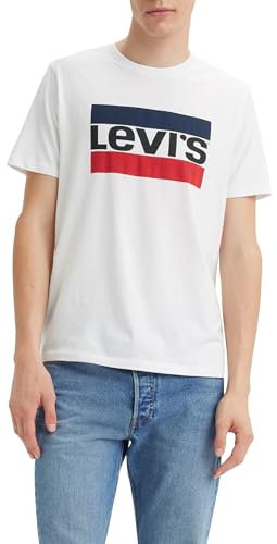 Levi's Sportswear Logo Graphic 84 Sportswear L, Maglietta Uomo, Bianco (84 Sportswear Logo White White), L