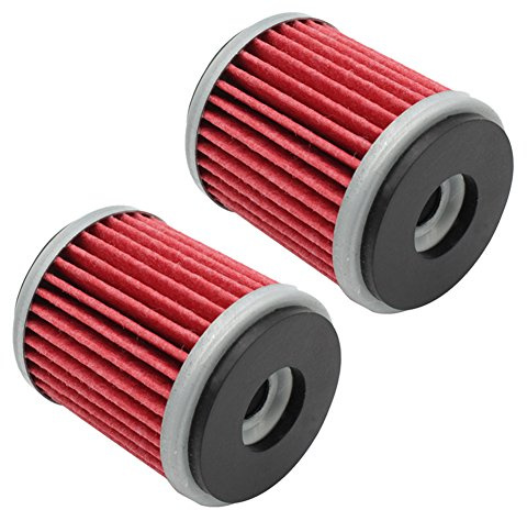 Cyleto Ölfilter für Yamah-a WR125 R 2009-2015 / WR125X WR 125X 2009-2015 / YZF R125 2008-2015 (2 Stück)