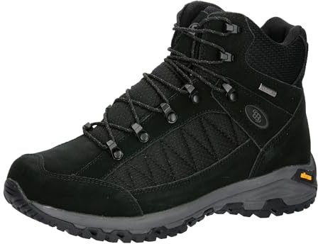 Brütting Unisex Mount Kandu High Traillöparsko, svart, 42 EU