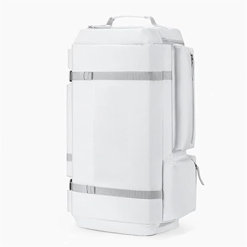 MegLob White Ski Boot -Rucksack, 55L Sport Travel -Rucksack Für Skifahren, Professionelles Snowboard -Rucksack, Persönliche Gepolsterte Skigasche, Ski -Reisetasche Mit Großer Kapazität