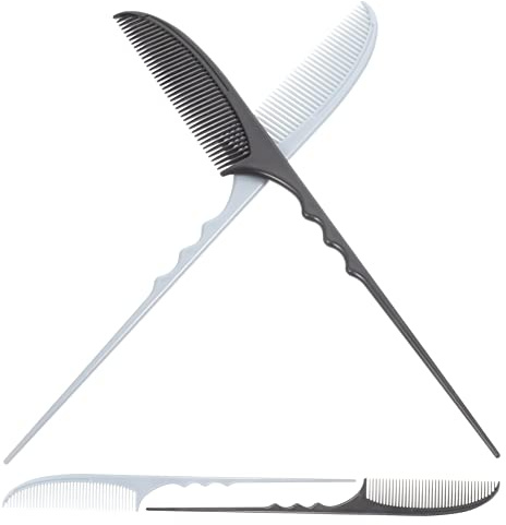 Beaupretty 4 Piezas Peine Antiestático De Punta Portátil Peine Separador Para Cardar El Cabello Para Uso Salón De Peluquería