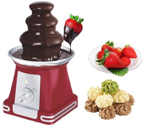 Fontaine à Chocolat à la Maison, Fondue fondante au Chocolat à 3 Niveaux, Bouton à température constante, Machine à pâtisserie