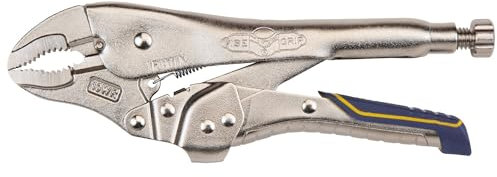 Irwin Tools Irwin Vise-Grip Locking Pliers, Fast Release, Curved Jaw with Wire Cutter, 10-Inch (IRHT82578)