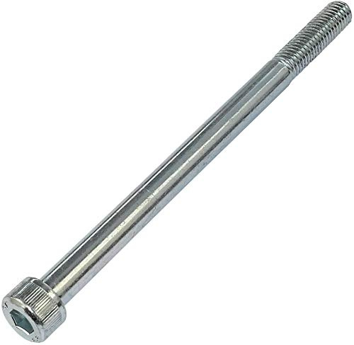 AERZETIX - Lot de 10 Boulons M8x120 - à Tête Hexagonale Intérieur - Ø8x120mm - DIN 912 - Classe 8.8 - en Acier Zingué - Couleur Argent - Bricolage - Outillage d'Assemblage/Quincaillerie