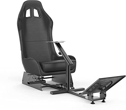 cirearoa Racing Wheel Stand con sedile gaming chair driving Cockpit per All Logitech G923 | G29 | G920 | Thrustmaster | Ruote Fanatec | Piattaforme Xbox One, PS4, PC