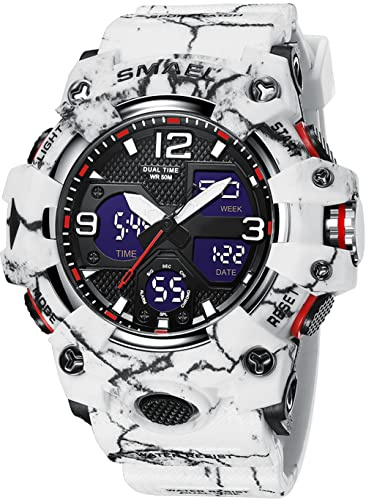findtime Militär Uhren Herren Digitaluhr 50M wasserdichte Sportuhr Outdoor Tactical Herrenuhr mit Beleuchtung Wecker Kalender Stoßfest Stoppuhr für Männer Jungen Groß