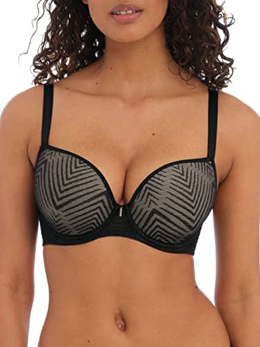 Freya Daydreaming Plunge Bra Celestial Black 36G