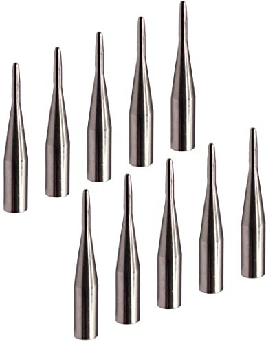 Karella Shaft Lock System Tool Applikator Chrom 10er Set, Dartzubehör für Gummiringe