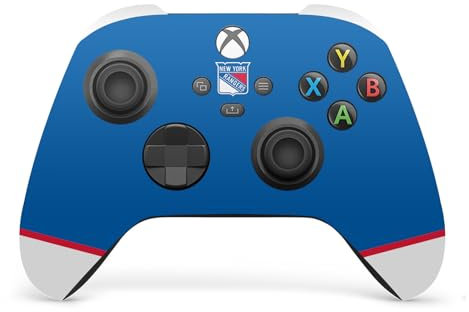 Head Case Designs Offizielle NHL Einfach New York Rangers Vinyl Haut Gaming Aufkleber Abziehbild Abdeckung kompatibel mit Xbox Series X/S Controller