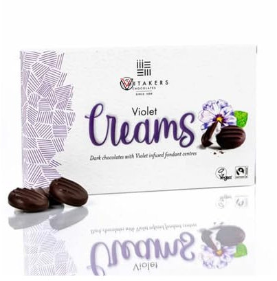 Whittakers Dark Chocolates With Cream Center Variety Flavours of Chocolates Gift Boxes 150g (Whittakers Violet Creams 150g)