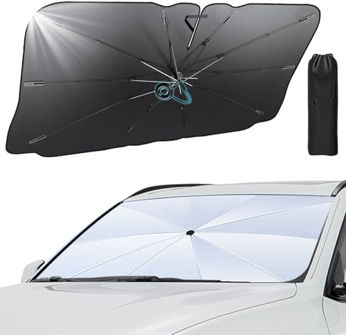 Auto Sonnenschirm Frontscheibe 10-Knochen-Stahlrahmen Rahmen mit weicher