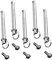 PartyKindom 5Sets Folding Fan Repair Kit Hand Fan Rivets and Nuts Professional DIY Crafting Accessories Lightweight Stainless Steel Fasteners for Easy Maintenance and Replacement