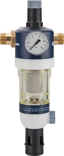 Hauswasserstation Rückspülfilter inkl. Druckminderer und Manometer DN20-DN32 Varianten Hauswasserstation HWS DN32 1 1/4