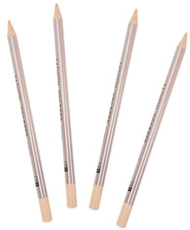 WEKADRIN 4 pièces Crayons Camouflage Imperméables Anti-ombres et Taches Maquillage Visage Naturel Stylo Camouflage pour Yeux et Imperfections 4pcs 2# Couleur Naturelle