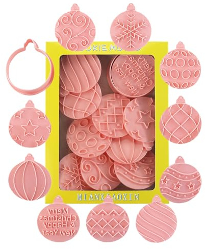 Moule à Biscuits de Noël - Moule à Biscuits en forme de dessin animé, moule pour antiadhésif, décorations pour gâteaux et moules pour chocolat noir pour gâteau de pan D