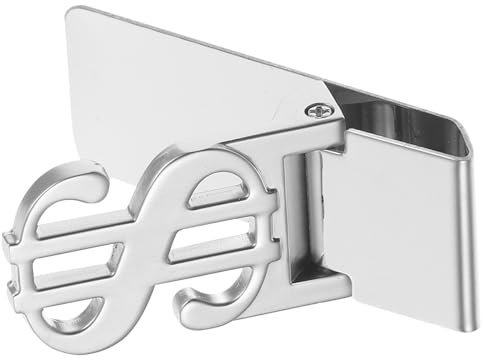 Clip para Billetes de Acero Inoxidable, Portamonedas Metálico Mini | Diseño Elegante y Ligero, Adecuado para Hombres y Mujeres, Obsequio