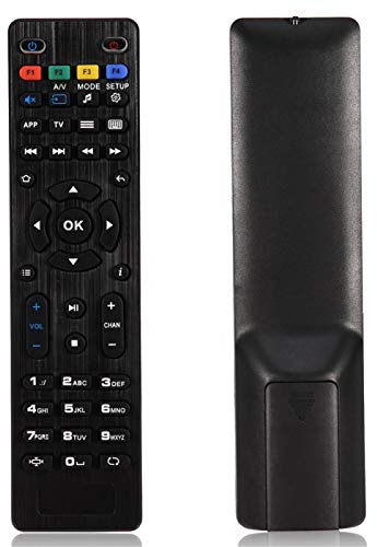 Telecomando sostitutivo per TV Box MAG 250/254/255/260/261/270 e decoder IPTV – ABS, portata 10 m, alimentazione 2xAAA (batterie non incluse)