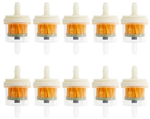 10 Pezzi filtro benzina,Filtro Carburante Gas,Filtro Carburante Benzina Gas Inline Filtri,Speed Quick Fuel Filter,Trattore da Prato Rider Filtro