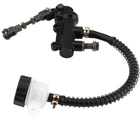 Cilindro Maestro Del Freno Trasero de La Motocicleta, Conjunto de Control de Freno de Pie de La Rueda Trasera Universal, Cilindro Maestro Hidráulico Con Depósito, para Kawasaki Ninja Zx6 Zx7 Zx6R