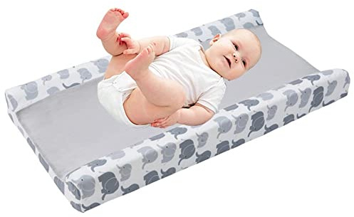 BakerMiche Bezug für Wickelunterlage, Bezug für Wickelauflage,Kids Kinderbettwäsche Dschungel-Tiere