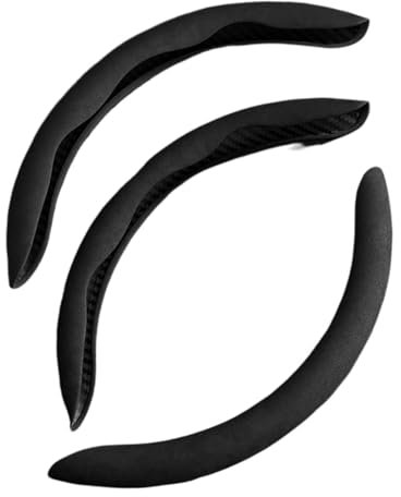 Auto Lenkrad Für Mercedes Für Benz Für Vito W124 W176 W177 W205 W210 W211 W213 W212 W447 Auto Lenkradbezug Innenteile(D 3PCS Schwarz)