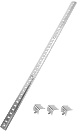 KOCKSHION Freezer Shelf Support Clip Easy to Use Stainless Steel and 165mm Hole Spacing Smooth Surface Refrigerator Cooler Rack Bracket for Secure Storage Shelves